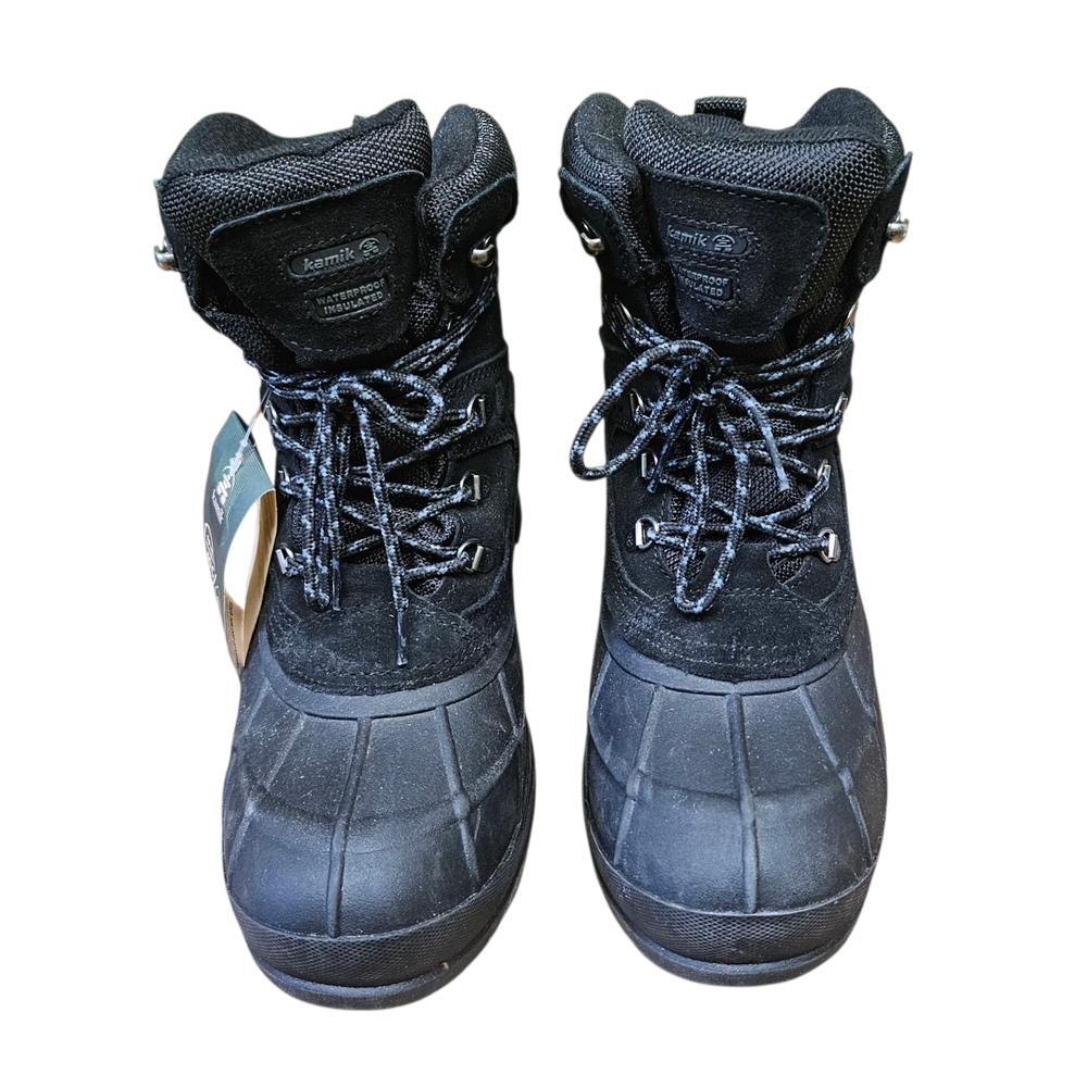 Kamik Fargo Men's Black Waterproof Snow Boots Size 11 - Picture 3 of 10